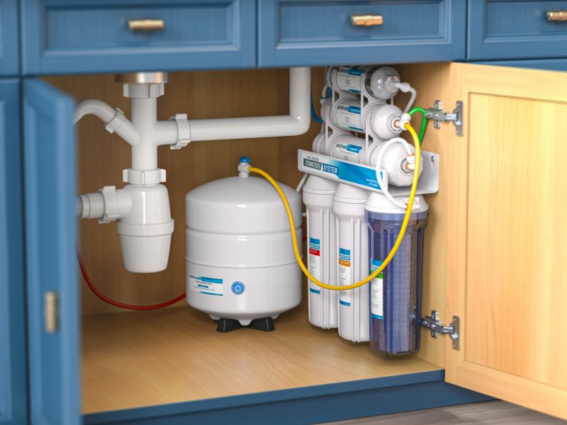 Reverse Osmosis Installation detail